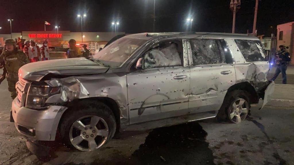 Cuatro muertos y tres detenidos, saldo de balaceras y bloqueos en Matamoros