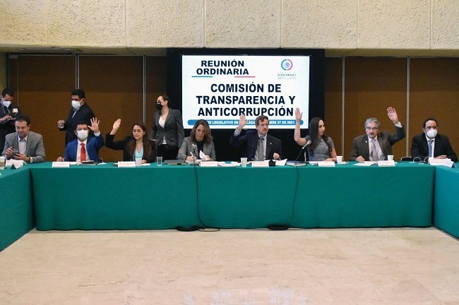 Comisión de Transparencia y Anticorrupción se reunió con los consejeros del Inai