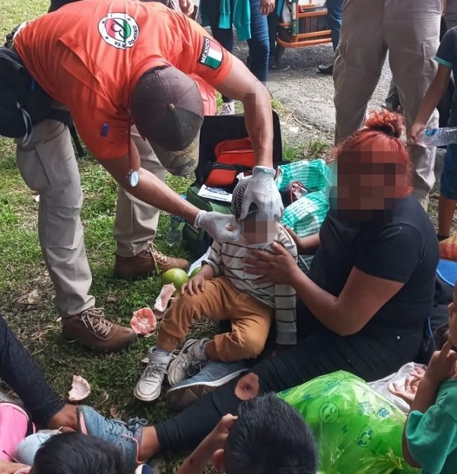 Otorgará INM documentos migratorios a mujeres embarazadas, niñas, niños y adolescentes que viajan en caravana