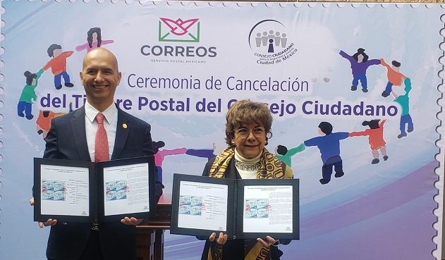 CANCELAN TIMBRE POSTAL DEL CONSEJO CIUDADANO
