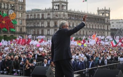 ACUDEN 250 MIL PERSONAS AL ZÓCALO POR MENSAJE DEL PRESIDENTE DE MÉXICO A TRES AÑOS DE GOBIERNO