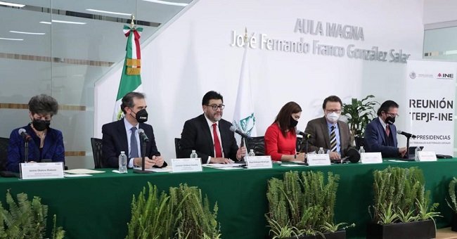 Se reúnen autoridades electorales, administrativas y jurisdiccionales, con las presidencias de los 32 tribunales electorales estatales