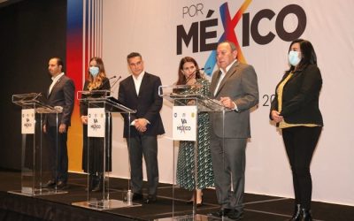 Coalición “Va por México”  irá en alianza electoral en Aguascalientes, Durango, Hidalgo y Tamaulipas