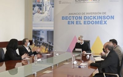 ANUNCIA DEL MAZO INVERSIÓN DE 56 MILLONES DE DÓLARES DE LA EMPRESA BECTON DICKINSON EN EL EDOMÉX