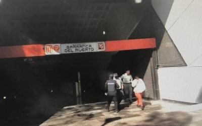 Desalojan a usuarios de la Línea 7 del Metro