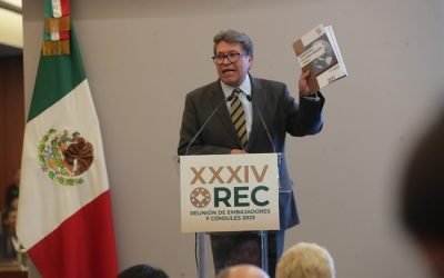 Revisan acciones para enfrentar retos de México en materia de política exterior: Monreal