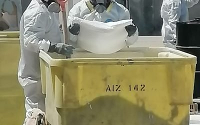 EQUIPO DE BÚSQUEDA, LOCALIZACIÓN Y NEUTRALIZACIÓN DE ARTEFACTOS EXPLOSIVOS DE LA MARINA NEUTRALIZA PRECURSORES QUÍMICOS EN EL ESTADO DE MÉXICO