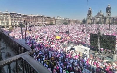 Cientos de miles de personas se movilizan en defensa del INE