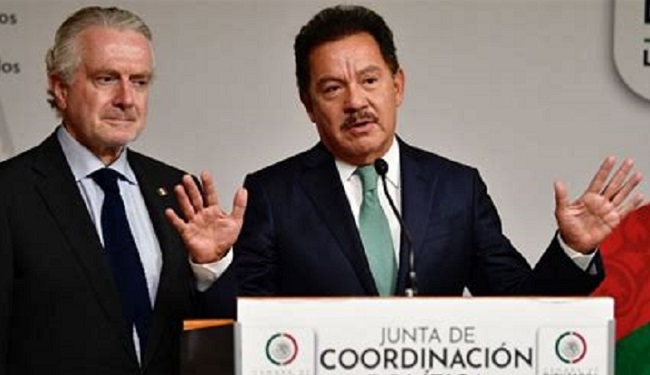 Creel agravio al Congreso Mexicano y le faltó al respeto al lábaro patrio: Mier