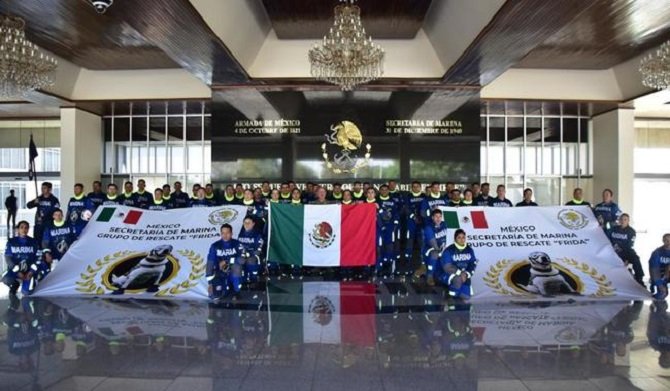 Gobierno de México envía grupo especializado de búsqueda y rescate urbano a Turquía