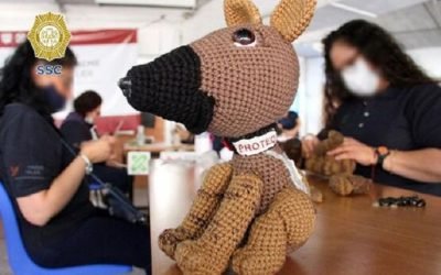 MUJERES PRIVADAS DE SU LIBERTAD EN SANTA MARTHA ACATITLA ELABORARON FIGURAS ARTESANALES DE “PROTEO” EL PERRO RESCATISTA
