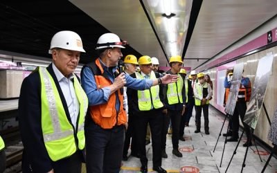 CONSEJO CONSULTIVO DEL METRO RECORRE INSTALACIONES DE LA NUEVA LÍNEA 1