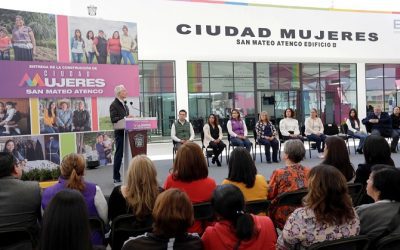 Entrega Del Mazo «Ciudad Mujeres» en el municipio de San Mateo Atenco, segunda en su tipo a nivel estatal.