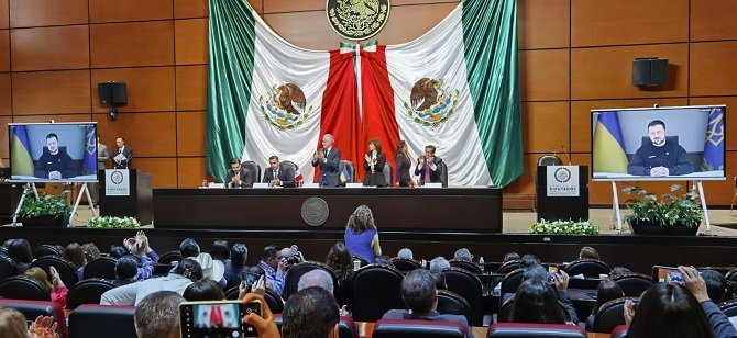 Zelensky invita a México a trabajar en conjunto por la seguridad de ambos pueblos y la seguridad del mundo en general
