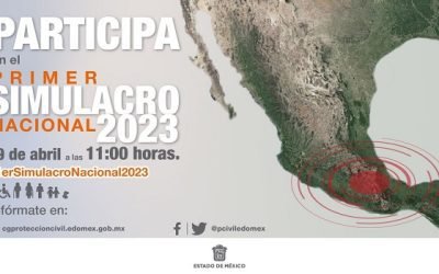 PARTICIPA ESTADO DE MÉXICO EN PRIMER SIMULACRO NACIONAL 2023
