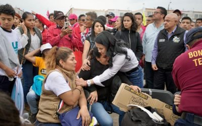 Atiende Alejandra Del Moral incidente provocado por fuertes vientos en Tecamac*
