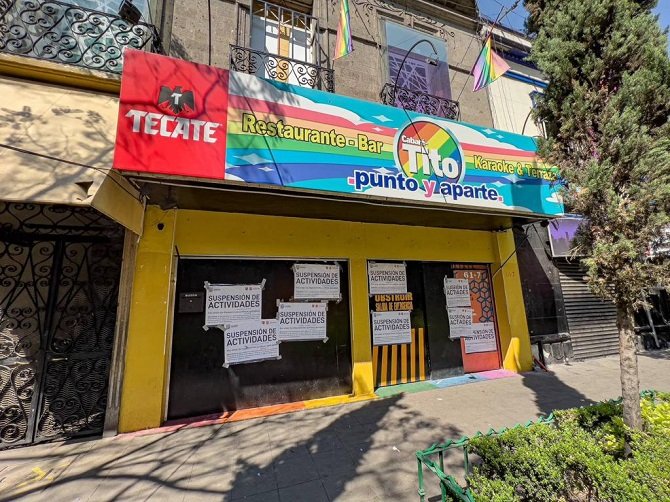 SUSPENDEN ACTIVIDADES DEL ESTABLECIMIENTO MERCANTIL “CABARETITO” EN ZONA ROSA