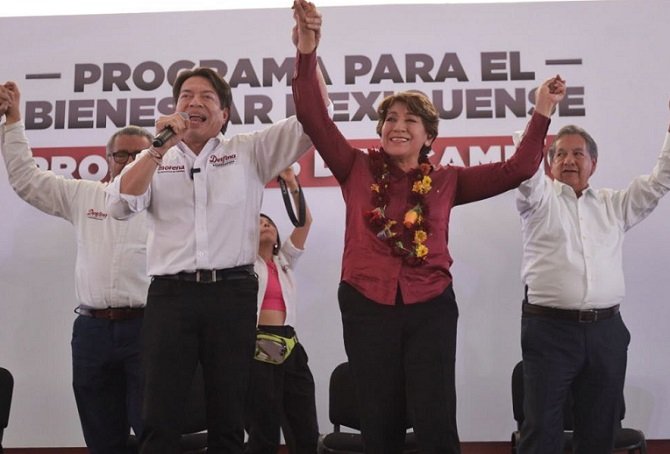 El cambio ganará en Edoméx: Delfina Gómez