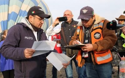 VERIFICAN AUTORIDADES DOCUMENTACIÓN DE EMPRESAS OPERADORAS DE GLOBOS AEROSTÁTICOS EN TEOTIHUACÁN