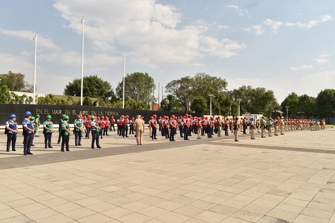 Marina se integra al “Primer Simulacro Nacional 2023”, implementando el Plan Marina en su Fase de Prevención