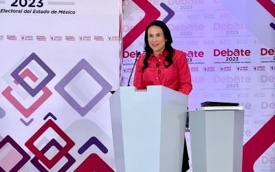 GANA ALE DEL MORAL EL DEBATE DE MANERA CONTUNDENTE; EXHIBE DELFINA SU CORRUPCIÓN E INCAPACIDAD