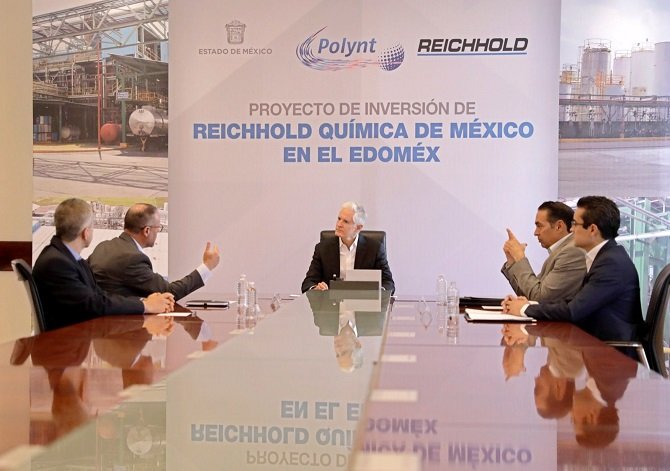 ANUNCIA REICHHOLD QUÍMICA LA INSTALACIÓN DE UN REACTOR PARA LA FABRICACIÓN DE RESINA POLIÉSTER EN SU PLANTA DE ATLACOMULCO