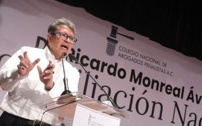 Monreal rinde su último informe de gastos en la contienda por la Coordinación de la Defensa de la 4T