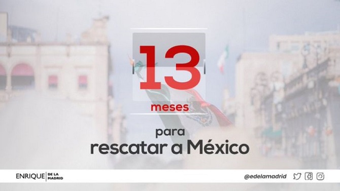 ESTAMOS A 13 MESES DE SALVAR A MÉXICO, O DE PERDERLO DEFINITIVAMENTE: EMC