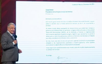 Cuestiona AMLO financiamiento de Estados Unidos a organizaciones opositoras al Gobierno de México