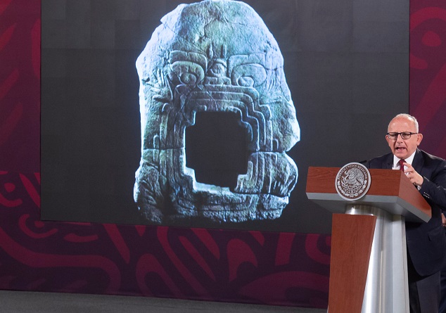 Próxima semana llegará a México el monumento olmeca de Chalcatzingo, de más de 2,000 años