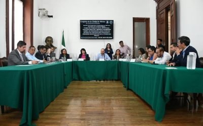 Exponen Consejeras y Consejeros del IECM pendientes legislativos en material electoral y de participación ciudadana, ante integrantes del Congreso Local