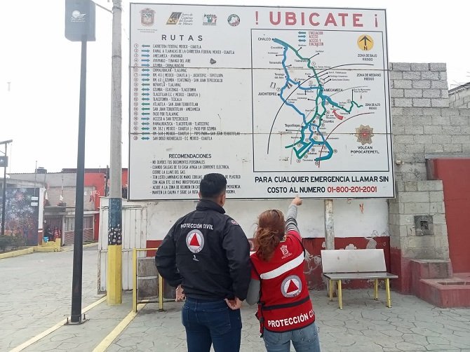 MANTIENE CENAPRED SEMÁFORO DE ALERTA VOLCÁNICA PARA EL POPOCATÉPETL EN AMARILLO FASE 2