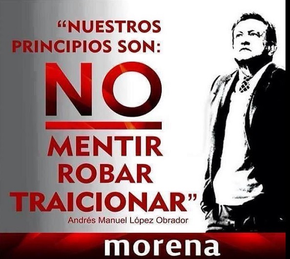 Los preceptos que olvido el tabasqueño y su gente