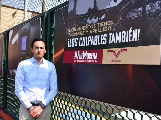 LÍNEA 12, DOS AÑOS DE IMPUNIDAD CON EL GOBIERNO DE MORENA: PAN CDMX