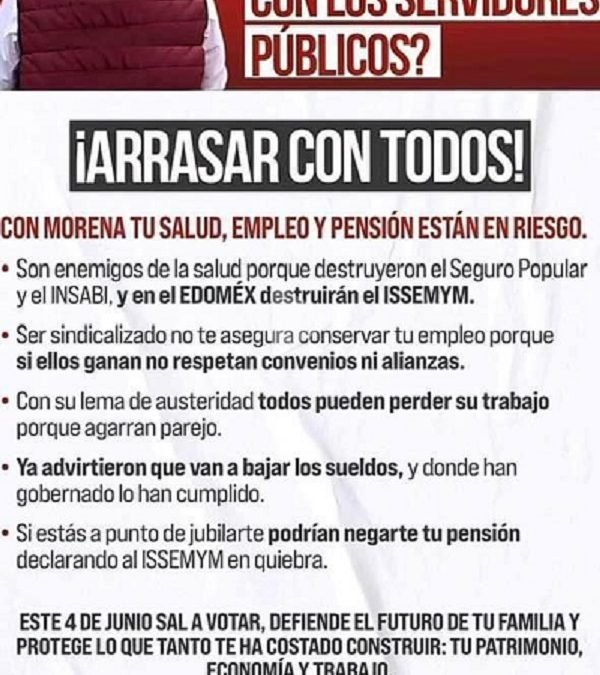ARMA MORENA OPERATIVO Y ESCUADRONES PARA OPERAR FRAUDE EN EL EDOMEX