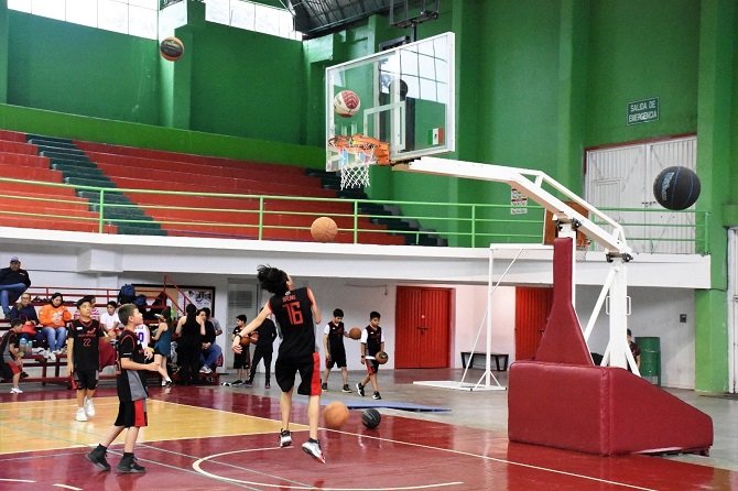 REALIZAN TALLER DE BASQUETBOL EN LA CIUDAD DEPORTIVA ESTADO DE MÉXICO