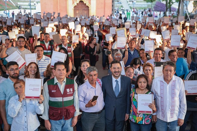 ENTREGAN A MIL 157 FAMILIAS APOYOS DEL PROGRAMA DE “MEJORAMIENTO DE VIVIENDA” PARA GARANTIZAR DERECHO A VIVIENDA DIGNA