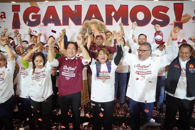 ¡Ganamos! Esta es la victoria del Pueblo mexiquense: Delfina Gómez