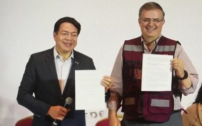 Se apoyará en voluntarios, para realizar sus giras y así convertirse en el defensor de la 4T, anunció Ebrard