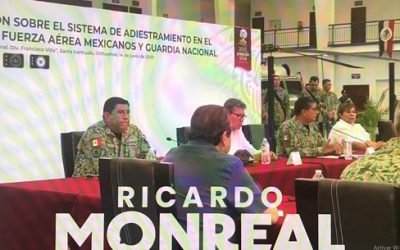 Evalúa Monreal labores de Fuerza Armada Permanente en tareas de seguridad de pública
