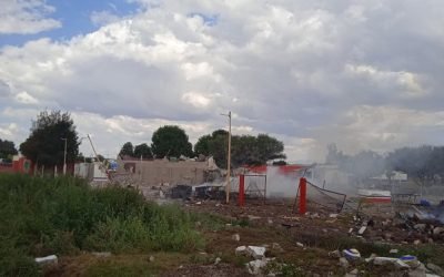 DEJAN TRES EXPLOSIONES DE PIROTECNIA 10 LESIONADOS