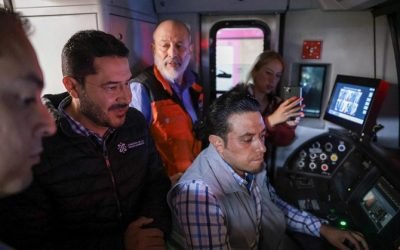 SUPERVISAN FASE DE PRUEBAS DE COMUNICACIÓN ENTRE TRENES Y VÍAS DE NUEVA LÍNEA 1 DEL METRO