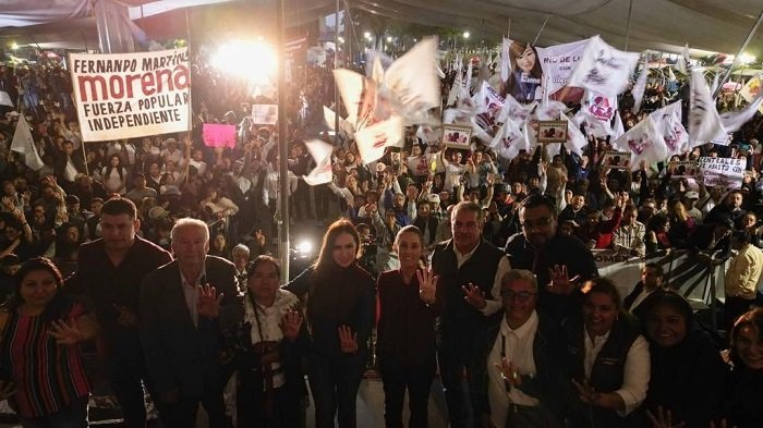 Asegura Sheinbaum haber logrado ya 100 asambleas por en todo el país