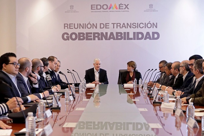 Se reúnen Alfredo del Mazo y Deflina Gómez para iniciar transición en el EDOMEX