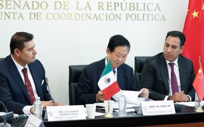 Recibe Senado a vicepresidente del Comité Permanente de la Asamblea Popular China, Xiao Jie