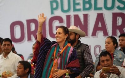 Nombran a Claudia Sheinbaum «Nana» de las comunidades purépechas