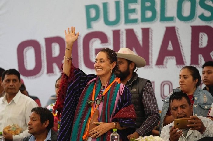 Nombran a Claudia Sheinbaum «Nana» de las comunidades purépechas