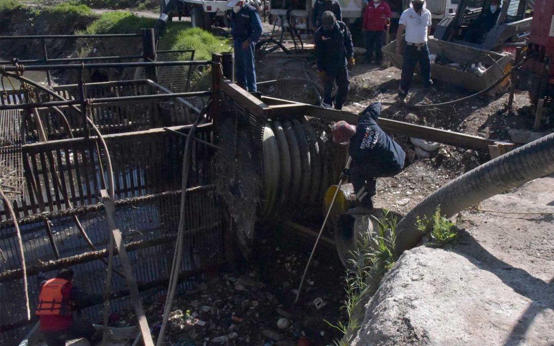 RETIRA CAEM MÁS DE 5 MIL 200 TONELADAS DE BASURA Y DESAZOLVA 708 KILÓMETROS DE REDES DE DRENAJE ESTATAL