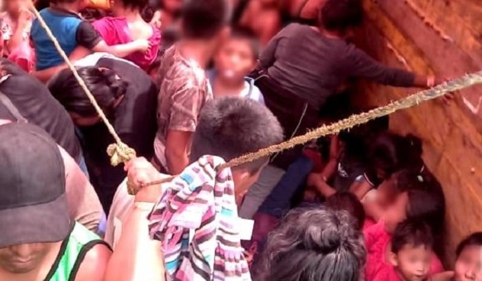 Rescata INM en dos eventos a 303 personas migrantes hacinadas en cajas secas de un tractocamión y un torton