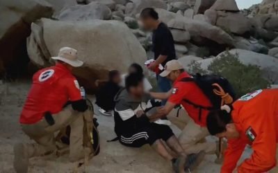 Localiza INM a cinco migrantes extranjeros extraviados en La Rumorosa